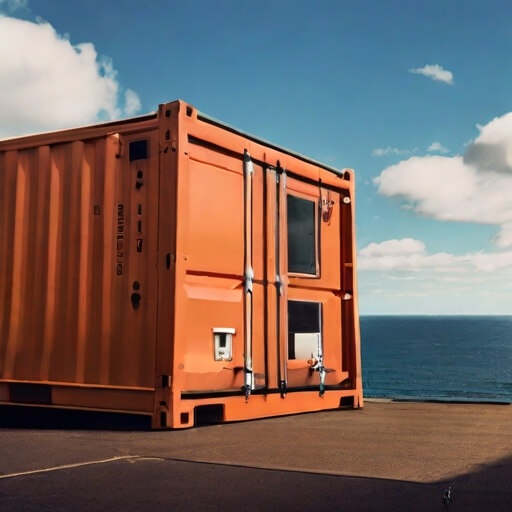 A shipping container